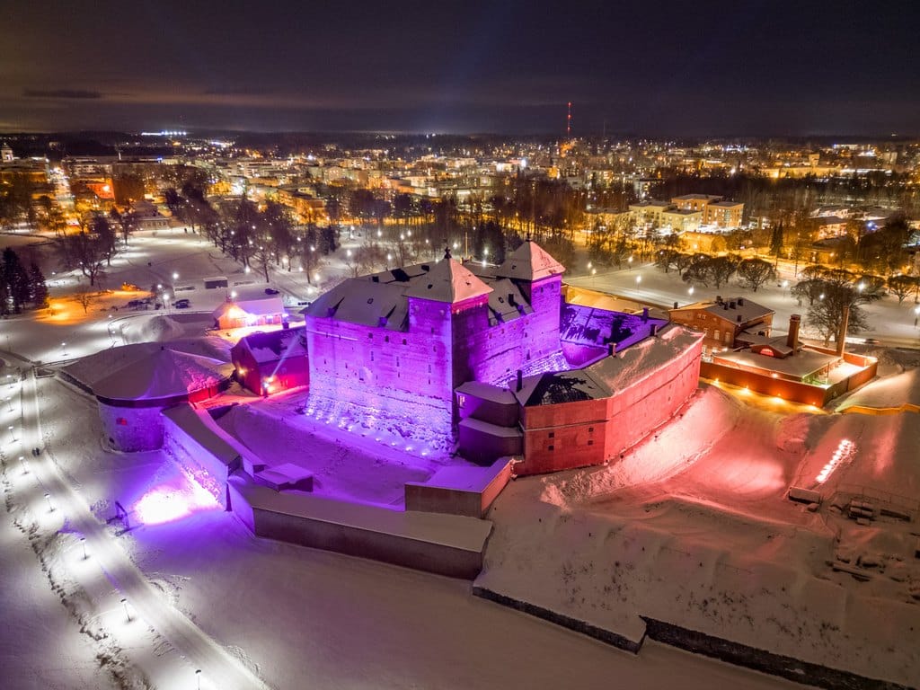 Hämeen linna light show