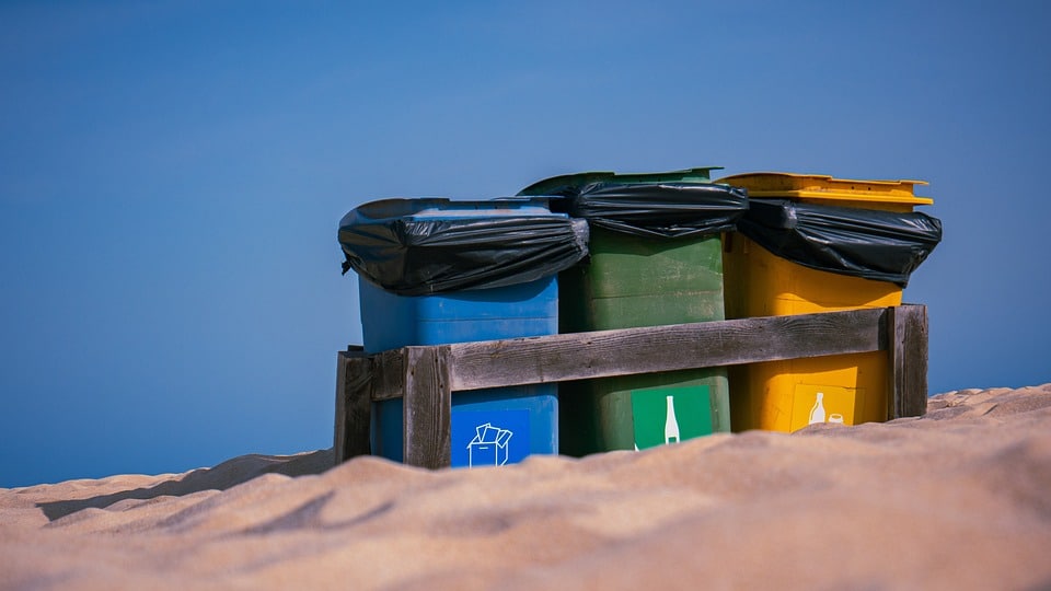 Picture of waste containers